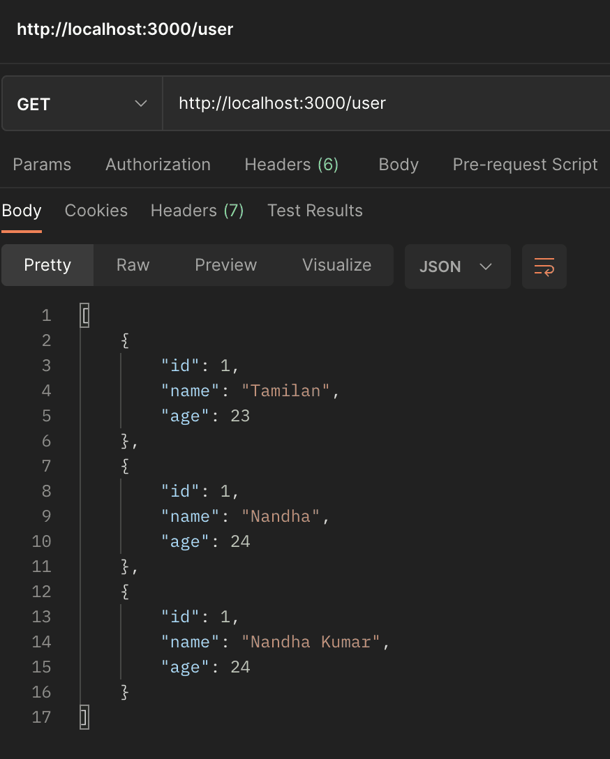 Nest JS Query and Route Param, Test Case - 1